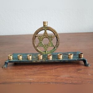 Vintage Brass Minorah